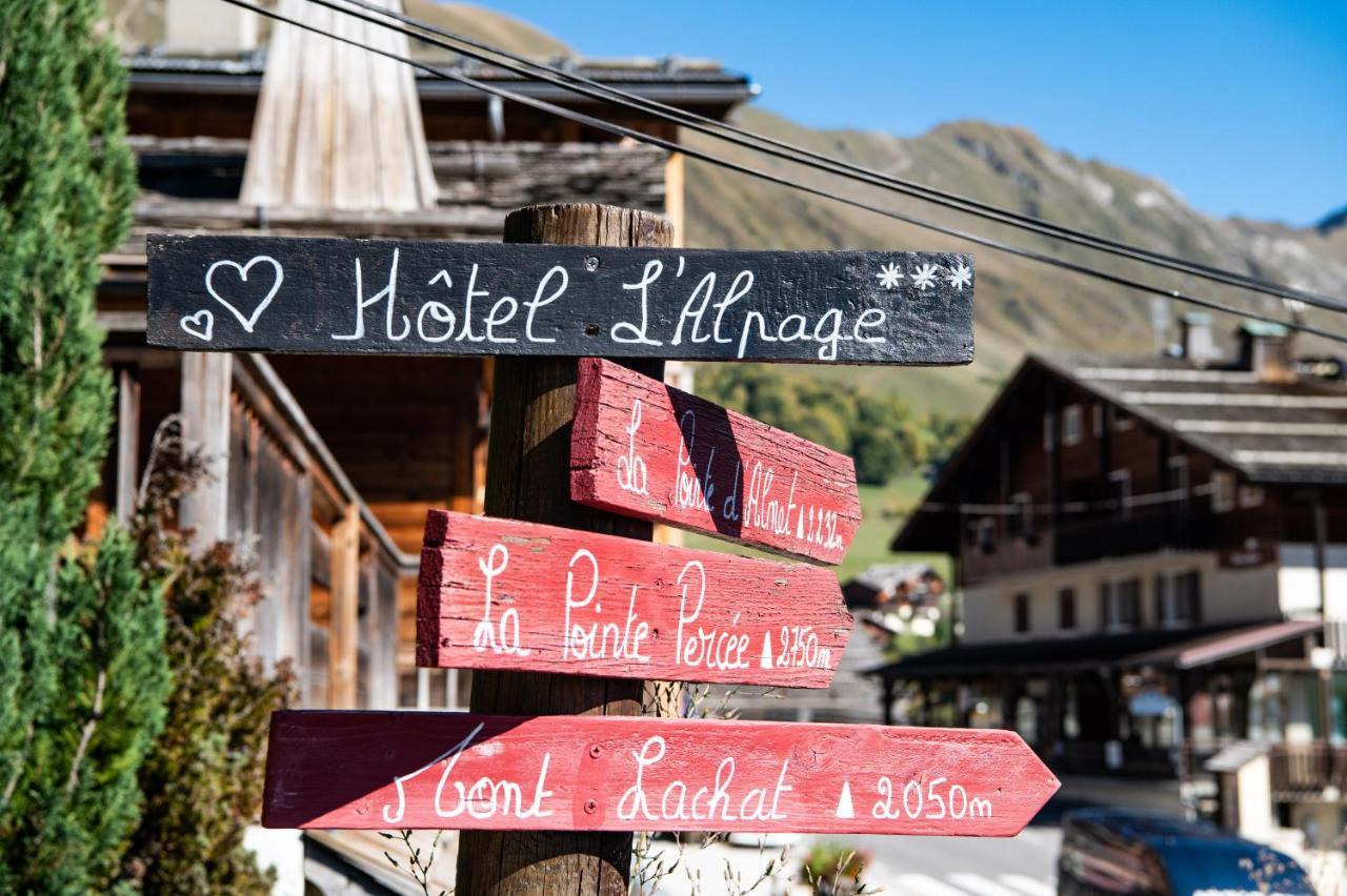 L'Alpage Hotel Le Grand-Bornand Bagian luar foto
