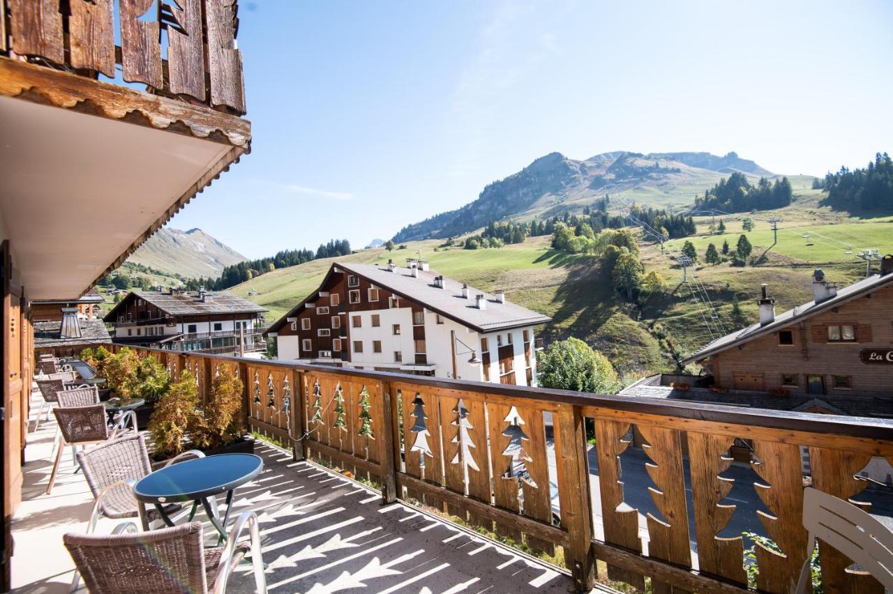 L'Alpage Hotel Le Grand-Bornand Bagian luar foto