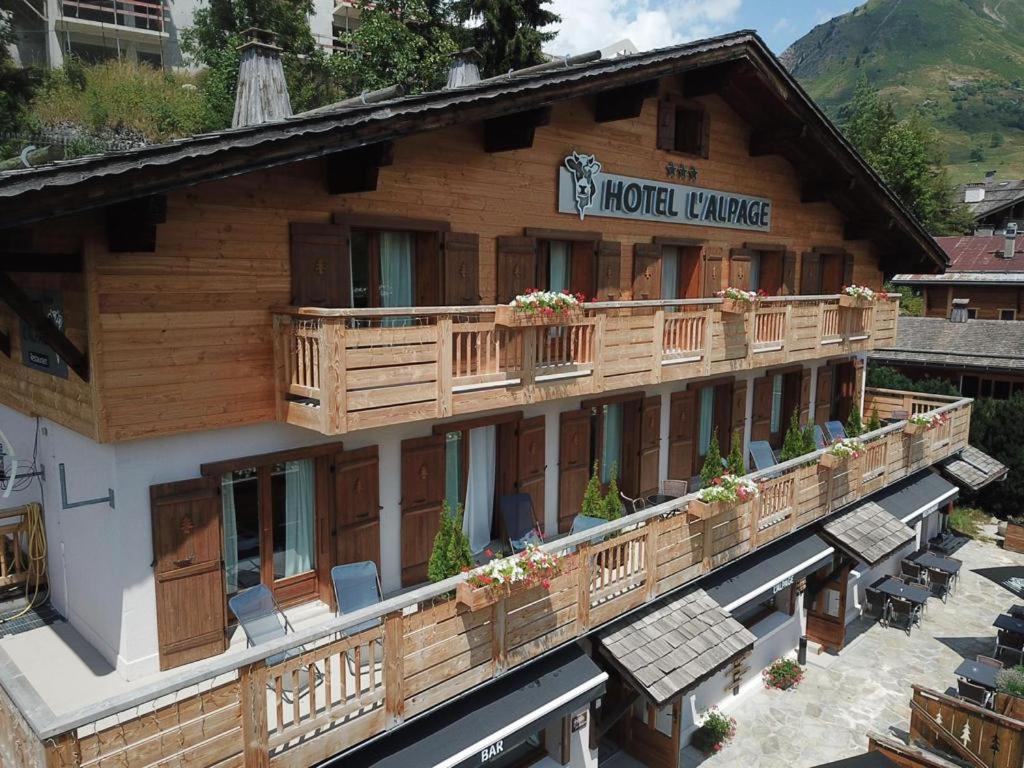 L'Alpage Hotel Le Grand-Bornand Bagian luar foto