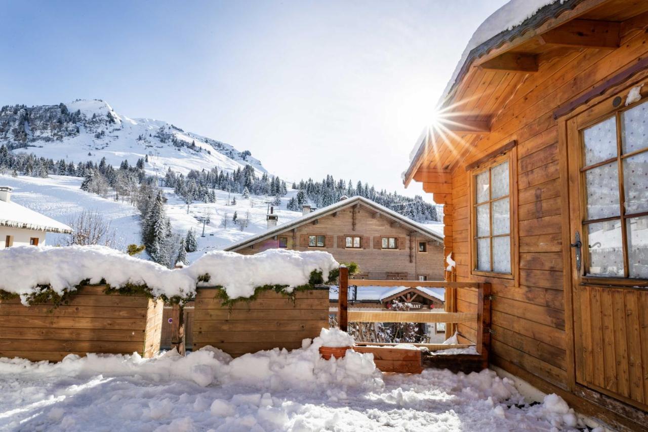 L'Alpage Hotel Le Grand-Bornand Bagian luar foto